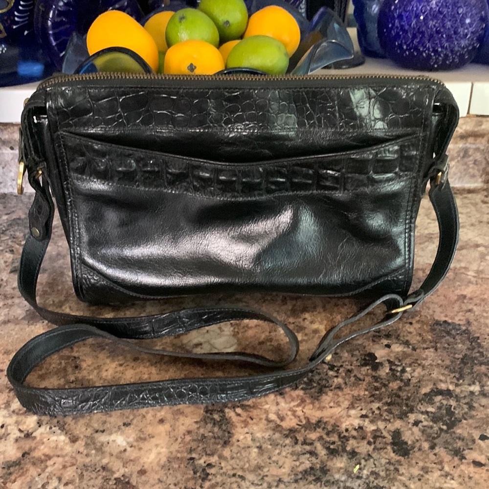 Vintage Brahmin Leather Crossbody Bag